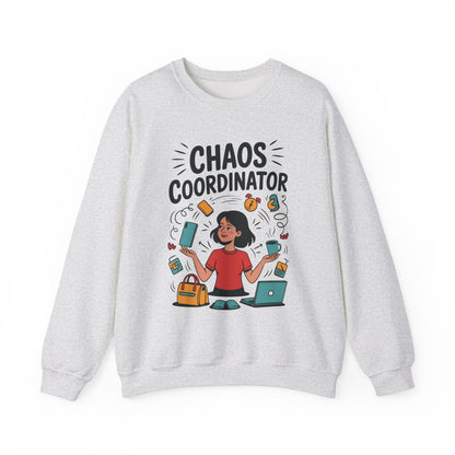 Chaos Coordinator Sweatshirt, Funny Mom Life Sweatshirt ,Gift for Busy Moms, Multitasking Mom Gift, Mom Life Sweatshirt, Mother's Day Gift