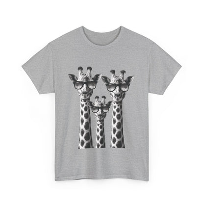Cool Giraffes Unisex Tee, Fun Gift for Animal Lovers, Nature Enthusiasts, Safari Wildlife Lover Shirt