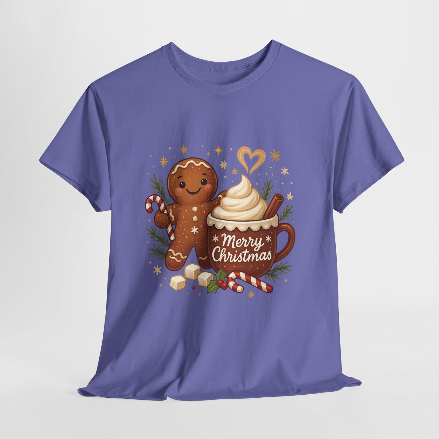 Gingerbread - Hot Cocoa Women's Christmas T-Shirt, Cozy Holiday Tee