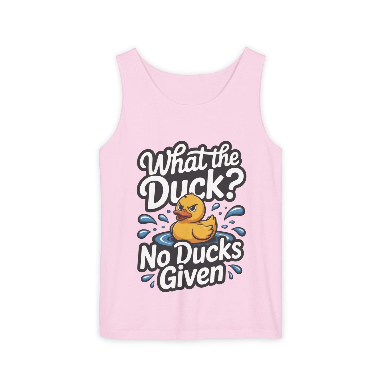 What The Duck Funny Womens Tank Top, No Ducks Given Tee, Sarcastic Duck Tee, Rubber Duck Graphic Tank, Humor Gift For Her,Beach Party Outfit