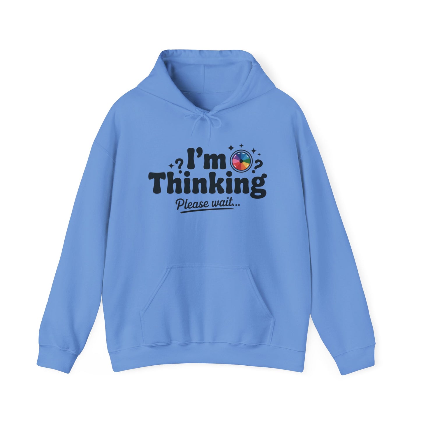 Playful Thinking Womens Hooded Sweatshirt, Womens Hoodie, Brainstorming Buddy, Thoughtful Gift, Cute Geeky Gift for Introverts, Programmers