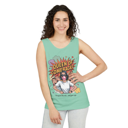 Funny Women's Tank Top, Queen of Comebacks Tee, Funny Graphic Tank, Gift for Her, Casual Wear, Comedy Apparel