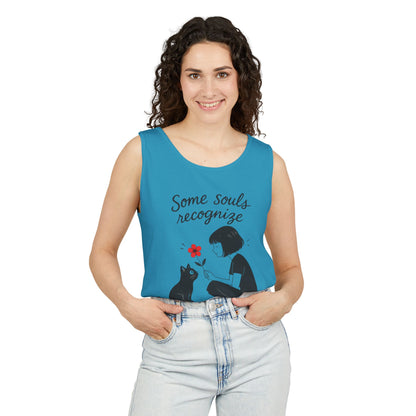 Cat Lover's Womens Tank Top, Perfect for Pet Lovers, Gift for Birthdays, Relaxation Wear, Cute Cat Lovers Womens Tee,