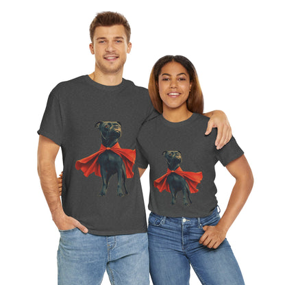 Superhero Dog Tee - Playful Pet Shirt, Gift for Dog Lovers, Fun Casual Wear, Perfect for Birthdays