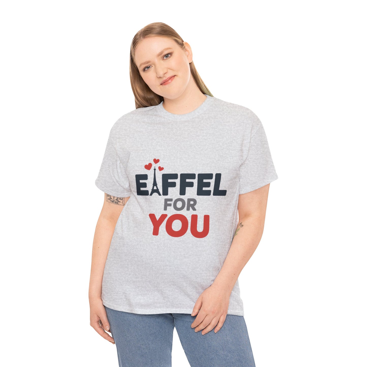 Eiffel For You Romantic Paris Graphic Womens T-Shirt, Eiffel Shirt