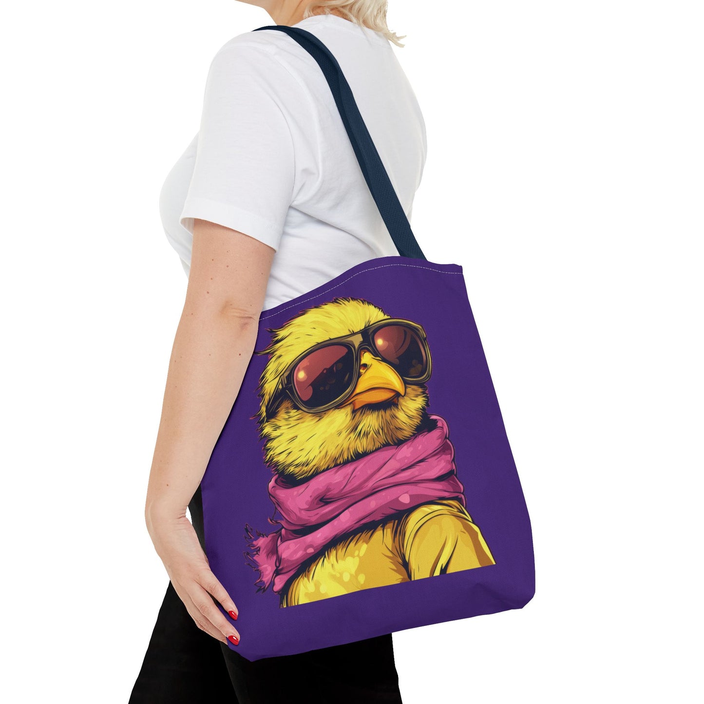 Chic Bird Tote Bag, Trendy Shopping Tote, Eco-friendly Bag, Gift for Animal Lovers, Summer Accessory, Beach Weekender Bag, Large Canvas Bag