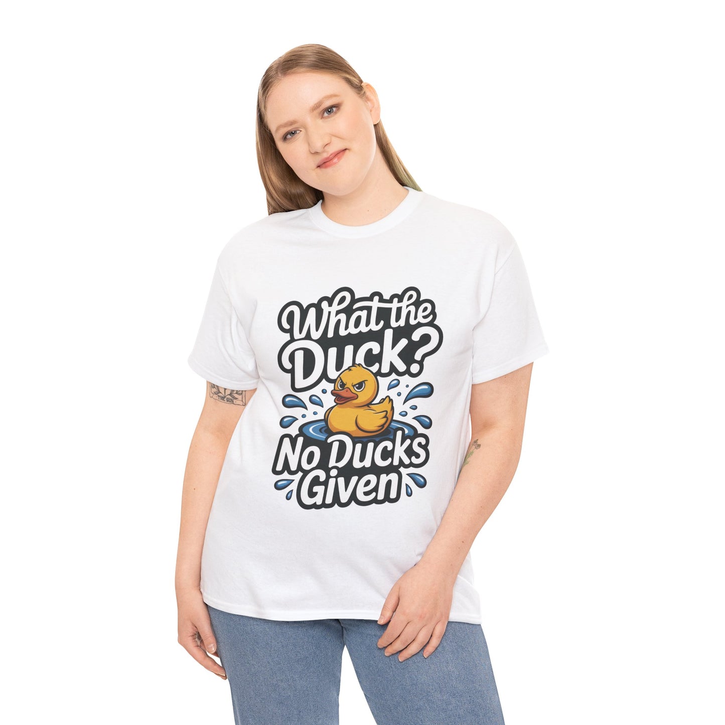 What The Duck Funny Womens Shirt, No Ducks Given T-Shirt, Cute Sarcastic Duck Tee, Sassy Rubber Duck Graphic Shirt, Humor Gift For Her