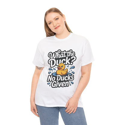 What The Duck Funny Womens Shirt, No Ducks Given T-Shirt, Cute Sarcastic Duck Tee, Sassy Rubber Duck Graphic Shirt, Humor Gift For Her