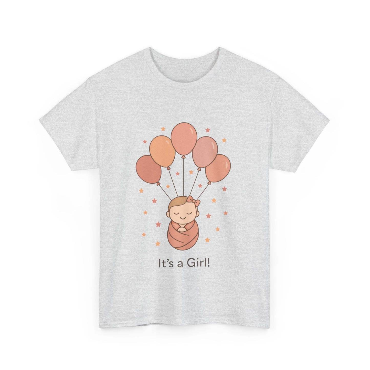 Its a Girl Maternity T-Shirt, Baby Girl Pregnancy Announcement Shirt,Mom To Be Gift, Gender Reveal Tee, Baby Shower Top, Gender Reveal Party