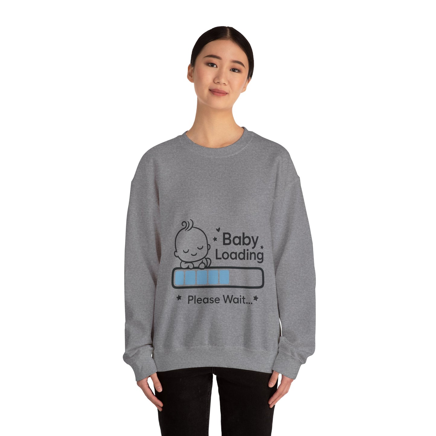 Baby Loading Maternity Sweatshirt, Pregnancy Announcement Shirt, Mom To Be Gift, Expecting Baby Gift, Pregnancy Reveal Top, Baby Shower Gift