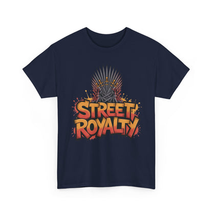 Street Royalty Men's T-Shirt, Graffiti Crown Graphic Tee, Urban Streetwear Top for Skaters and Hip Hop Style