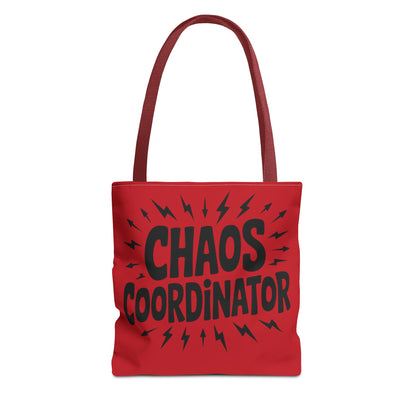 Chaos Coordinator Tote Bag, Fun Carryall for Busy Moms, Students, or Event Planners, Perfect Gift, Beach Weekender Bag,  Large Tote Bag