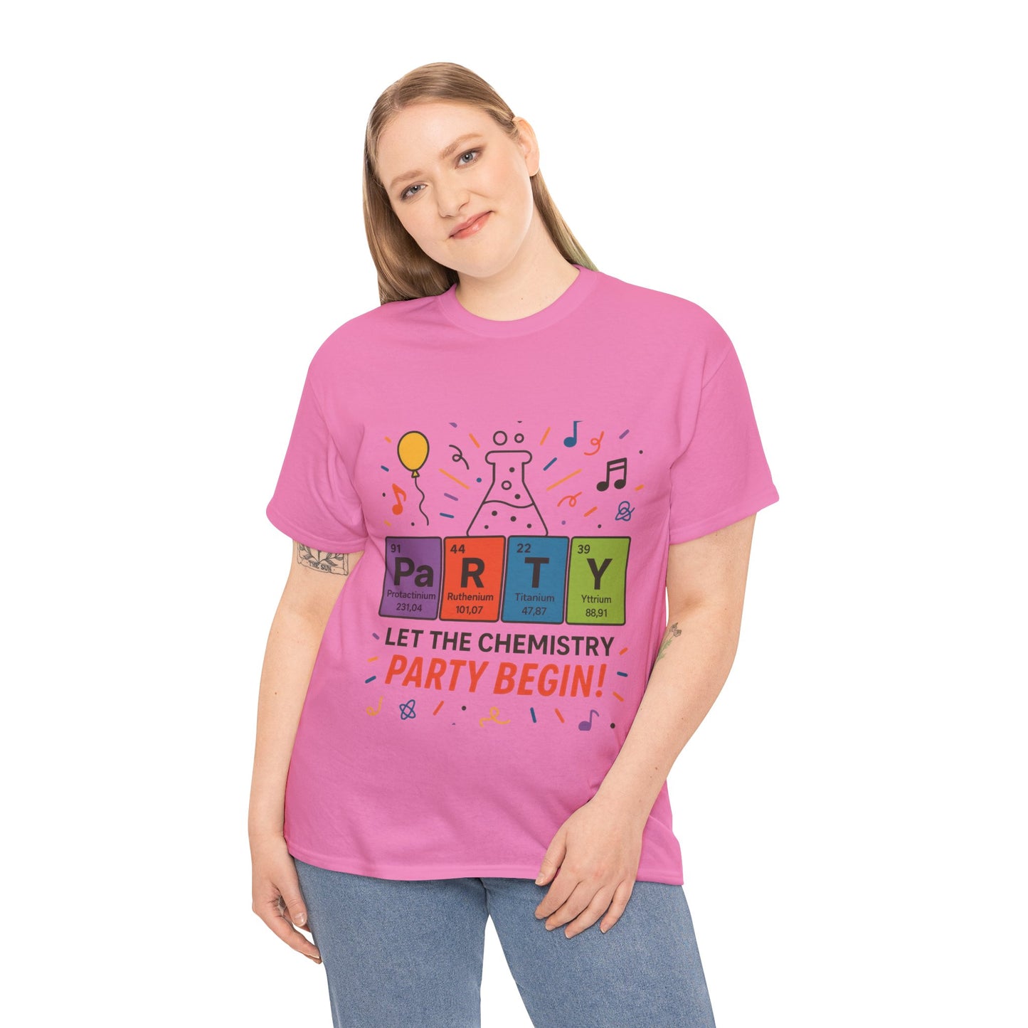 Funny Chemistry Party T-Shirt, Periodic Table PaRTY Tee, Unisex Science Humor Shirt, Gift for Chemistry Teacher,Science Tee, Nerdy Pun Shirt