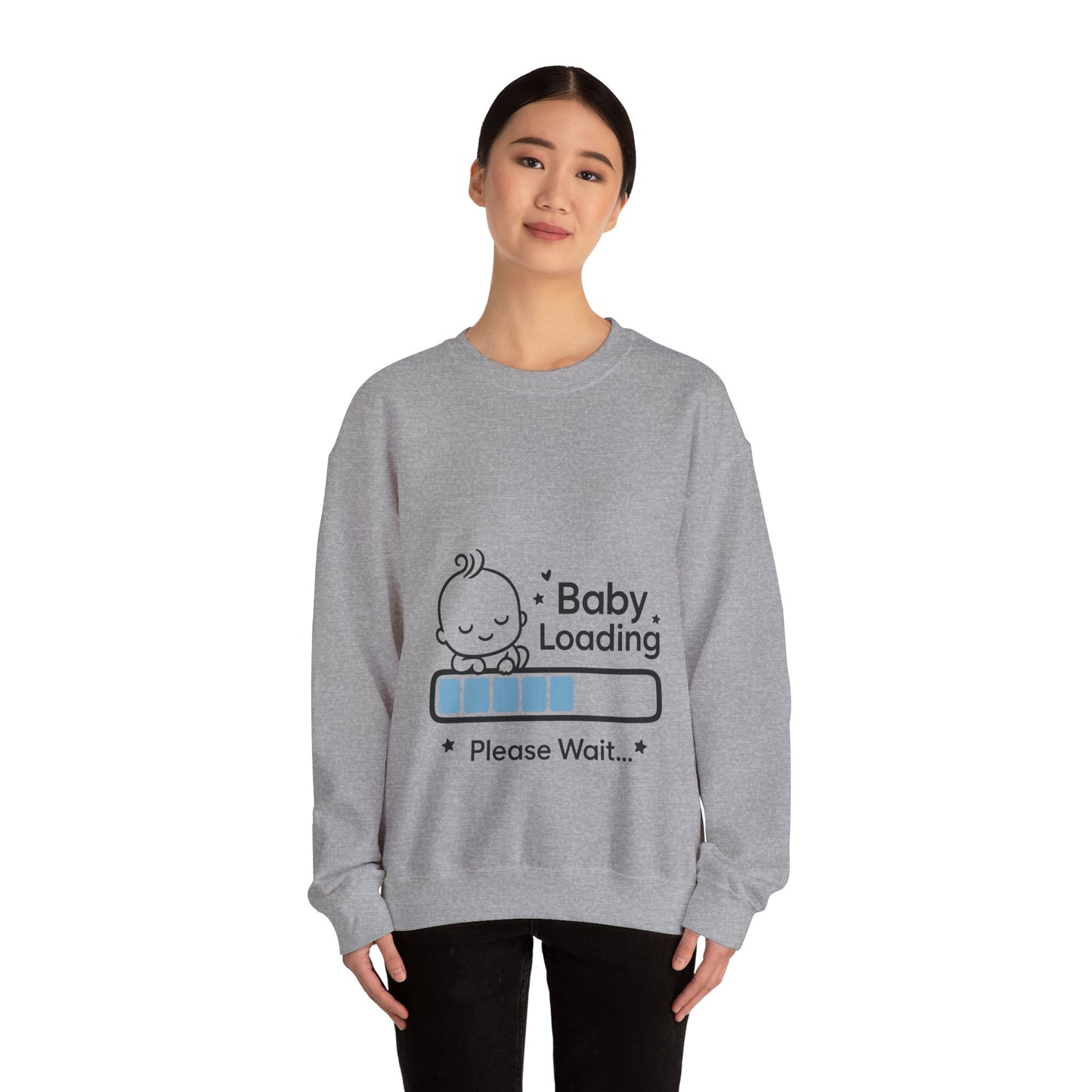 Baby Loading Maternity Sweatshirt, Pregnancy Announcement Shirt, Mom To Be Gift, Expecting Baby Gift, Pregnancy Reveal Top, Baby Shower Gift