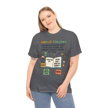 Nodus Tollens Women's Tee, Latin Words, Moods & Modes, Self-Awareness, Personal Development, Funny Existential Graphic Tee, Book Lover Gift
