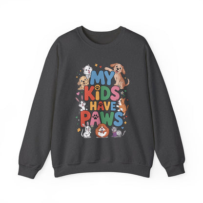 My Kids Have Paws Sweatshirt, Pet Lover Gift, Cute Animal Shirt, Cute Pet Mom Tee, Animal Parent T-Shirt, Gift for Animal Lovers