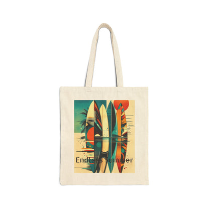 Endless Summer Surf Tote Bag, Beach Bag, Eco-Friendly Shopping Tote, Summer Accessories, Gift for Surfers, Casual Everyday Bag