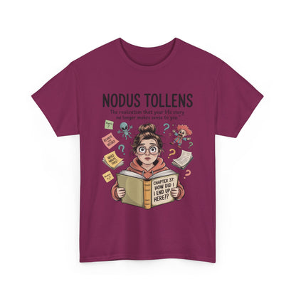 Nodus Tollens Tee, Women's Heavy Cotton Shirt, Latin Words, Moods & Modes, Self-Awareness, Personal Development