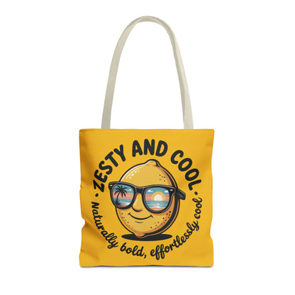 Zesty Lemon Tote Bag - Fun & Bold Carry-All for Everyday Use, Summer, Beach Days, Gifts, Eco-Friendly Shopping, Large Tote Bag