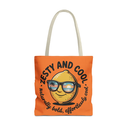 Zesty Lemon Tote Bag - Fun & Bold Carry-All for Everyday Use, Summer, Beach Days, Gifts, Eco-Friendly Shopping, Large Tote Bag
