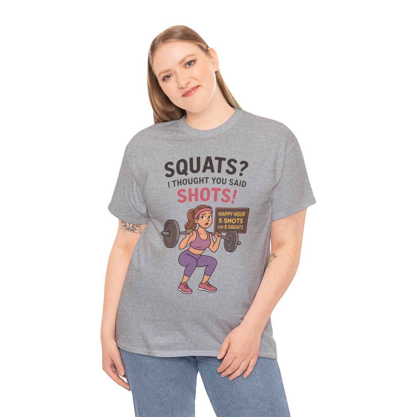 Funny Gym T-Shirt for Women, Workout Humor Tee for Fitness Lovers, , Gift for Gym Lovers, Activewear, Workout Gear