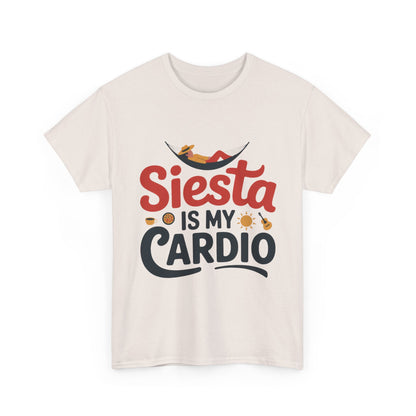 Siesta Is My Cardio Funny Mens T-Shirt Spain Humor Tee, Siesta Shirt, Siesta Culture Gift