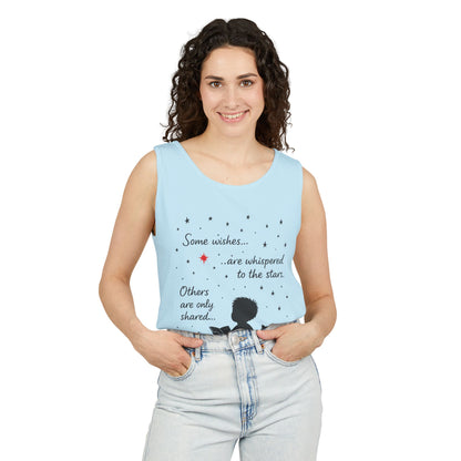 Whimsical Cat Lover's Tank Top, Inspirational Quote Top, Womens Garment-Dyed Summer Shirt, Gifts for Cat Moms, Casual Wear, Pet [...]