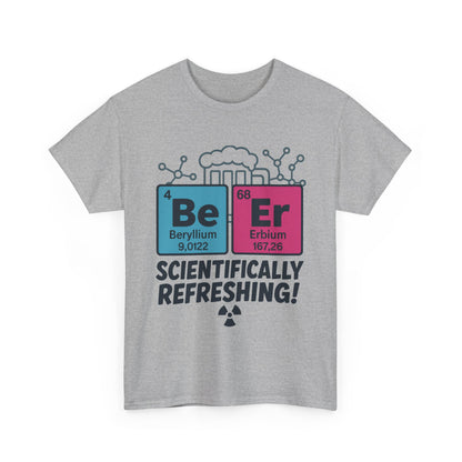 Mens Beer Science T-Shirt, Periodic Table Tee, Nerd Shirt for Him, Science Gift Tee, Chemistry Shirt, Science Lover Apparel, STEM Outfit