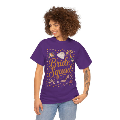 Bride Squad Shirt, Bachelorette Party T-Shirt, Bridesmaid Wedding Tee, Hen Party Matching Shirts, Bridal Shower, Gift for Bridesmaids