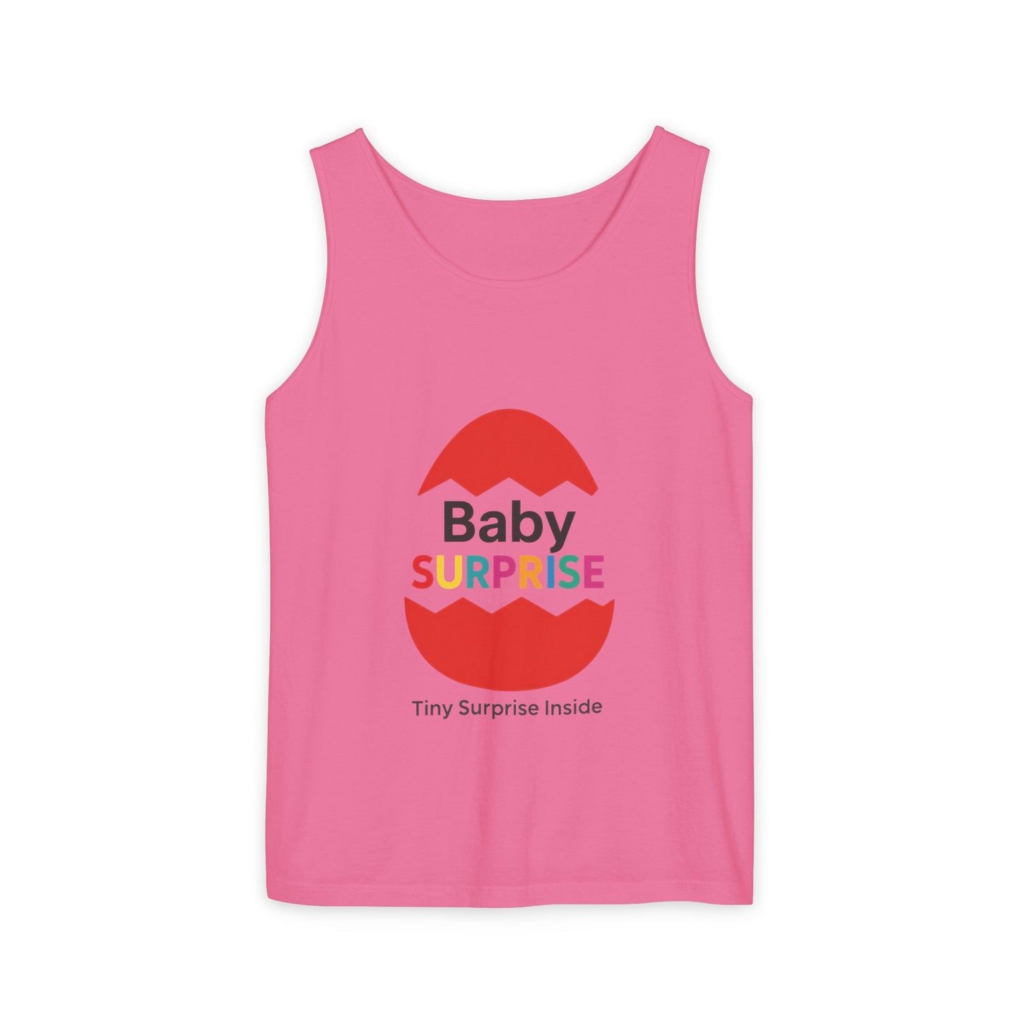Baby Surprise Maternity Tank Top, Pregnancy Announcement Tank, Mom To Be Gift, Expecting Baby Reveal Top, Baby Shower Gift,Gender Reveal Tee