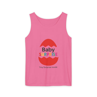 Baby Surprise Maternity Tank Top, Pregnancy Announcement Tank, Mom To Be Gift, Expecting Baby Reveal Top, Baby Shower Gift,Gender Reveal Tee