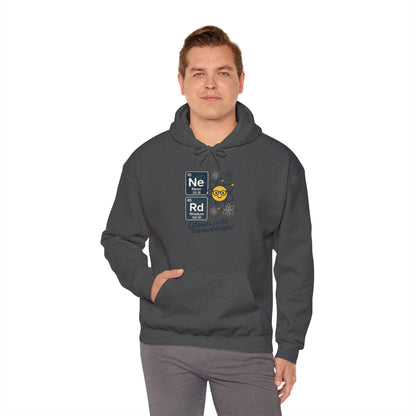 Nerd Science Hoodie for Men, Funny Science Sweatshirt, Periodic Table Hoodie, Geeky Gift, Perfect for Holidays & Science Lovers