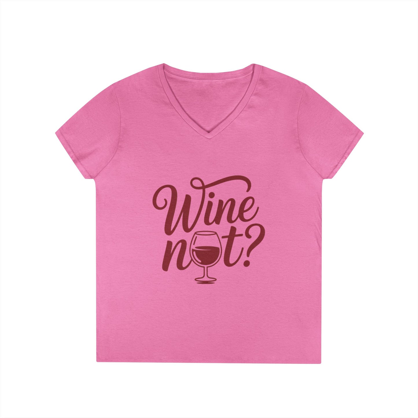 Wine Themed Ladies' V-Neck T-Shirt, Wine Lover Gift, Wine Humor Shirt, Girls Night Party Tee, Wine Pun Graphic Top, Fun Drink Shirt