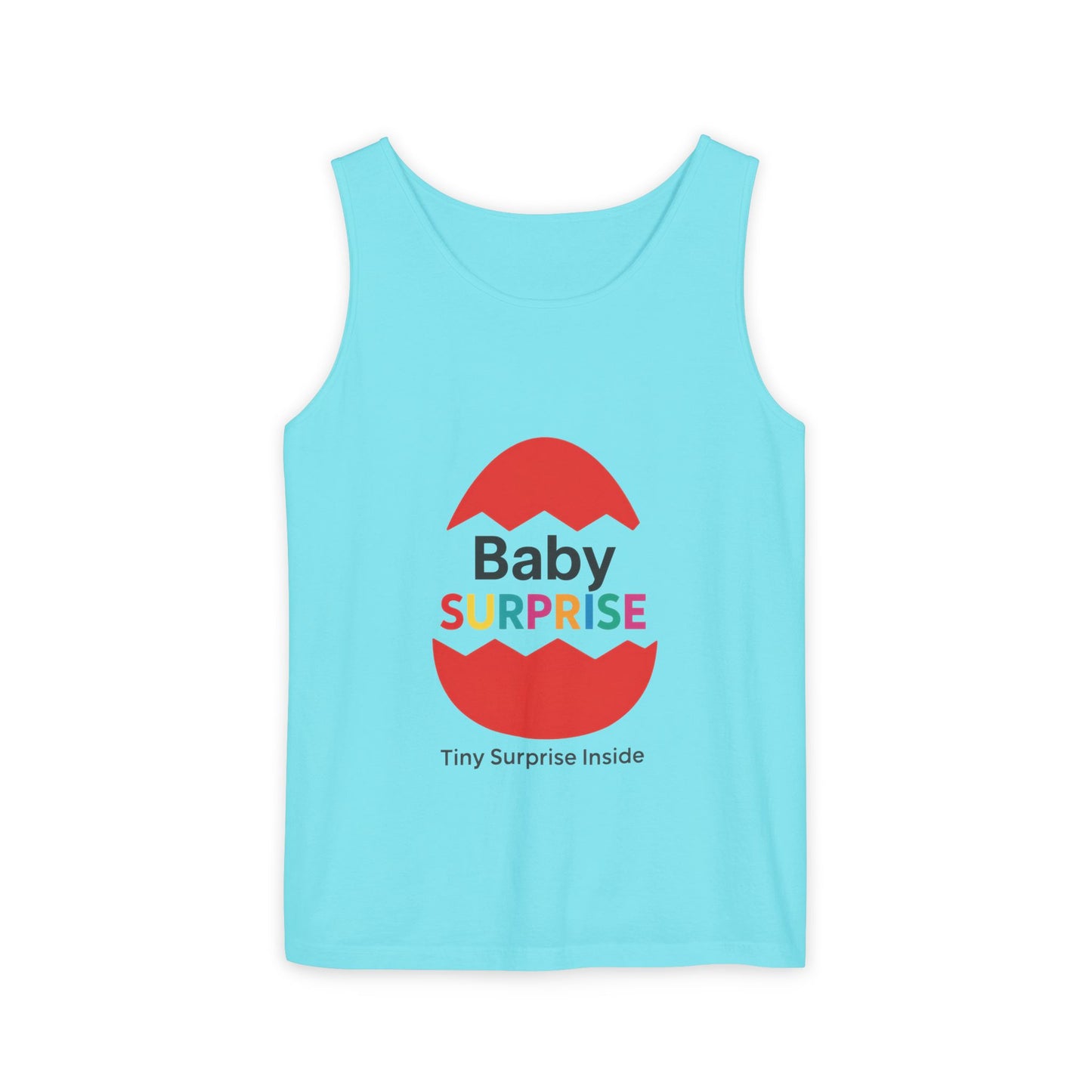 Baby Surprise Maternity Tank Top, Pregnancy Announcement Tank, Mom To Be Gift, Expecting Baby Reveal Top, Baby Shower Gift,Gender Reveal Tee