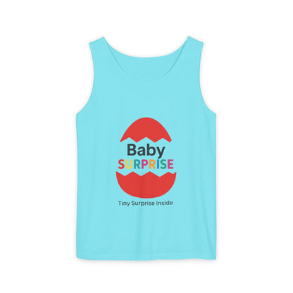 Baby Surprise Maternity Tank Top, Pregnancy Announcement Tank, Mom To Be Gift, Expecting Baby Reveal Top, Baby Shower Gift,Gender Reveal Tee