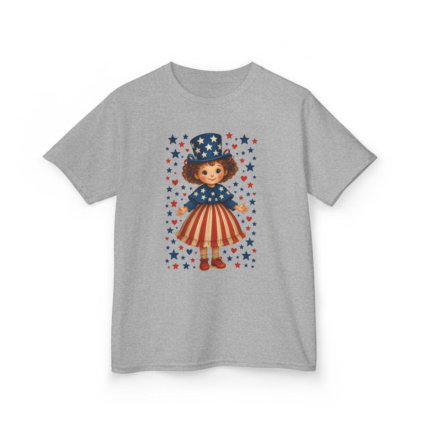 Patriotic Kids Tee, Independence Day, 4th of July, Memorial Day, Kids Party, Casual Wear