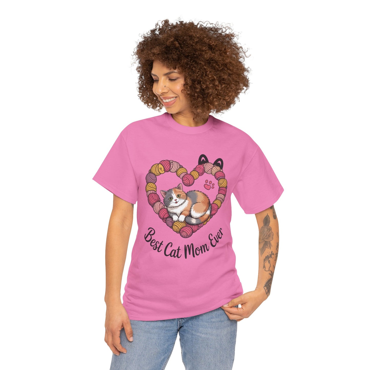 Best Cat Mom Ever T-Shirt, Cat Lover Gift, Pet Mom Shirt, Funny Animal Apparel, Cute Gift for Cat Moms, Gift for Cat Lovers, Kitty Mom Shirt