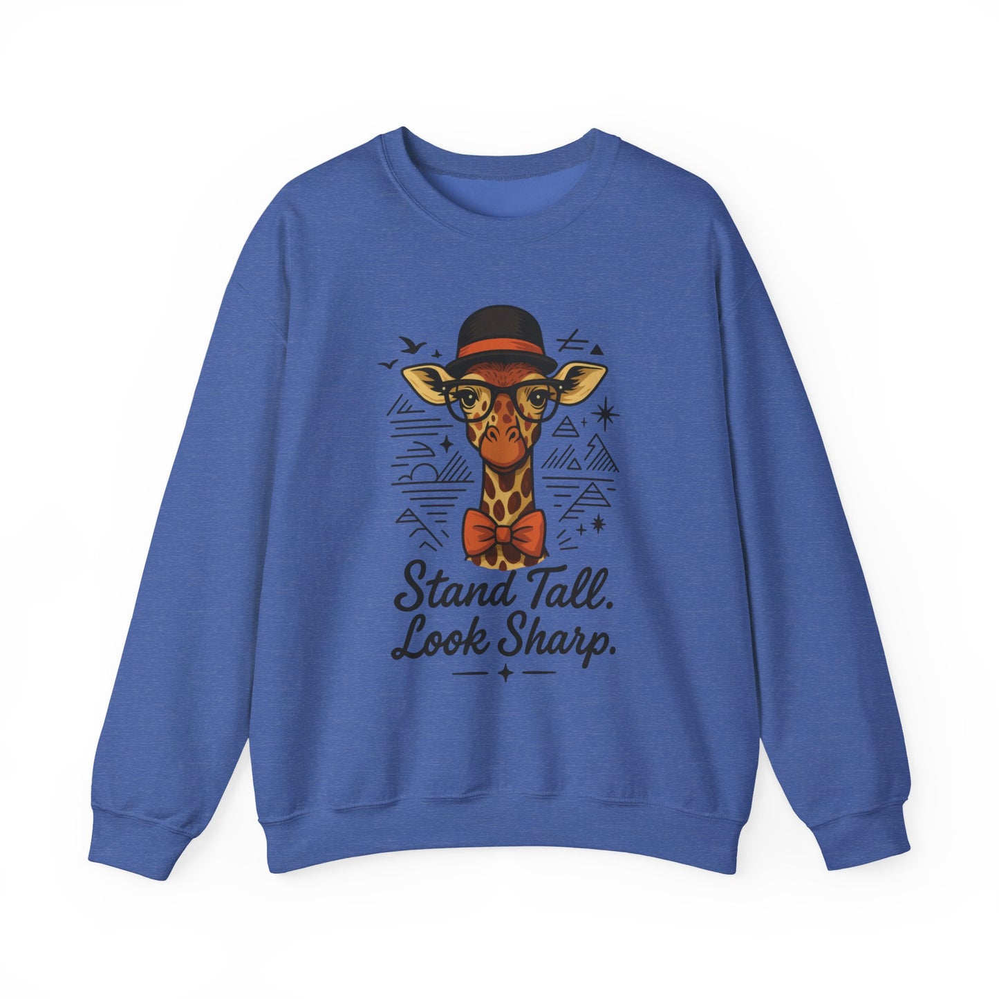 Stylish Giraffe Sweatshirt - Stand Tall, Look Sharp, Unisex Sweater for Animal Lovers, Cozy Gift, Fun Fashion for All Seasons