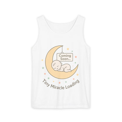 Maternity Tank Top, Coming Soon Pregnancy Announcement Top, Mom To Be Gift, Expecting Baby Reveal Tee, Baby Shower Top, Gender Reveal Top