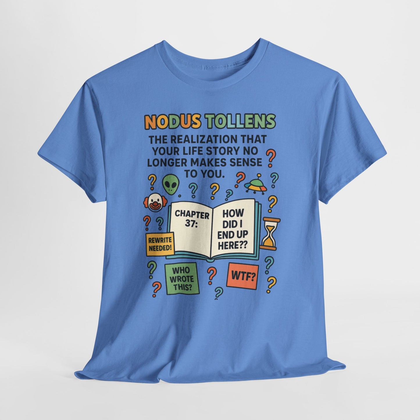 Nodus Tollens Women's Tee, Latin Words, Moods & Modes, Self-Awareness, Personal Development, Funny Existential Graphic Tee, Book Lover Gift