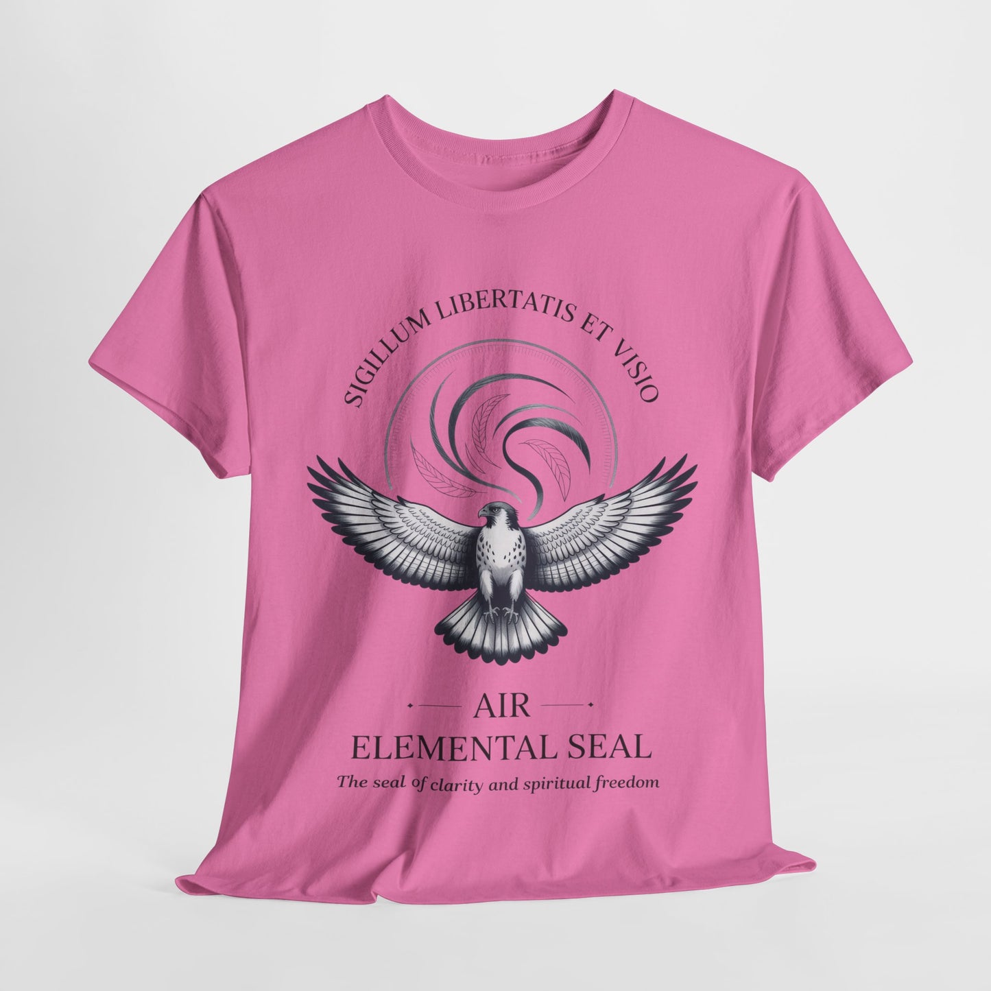 Air Elemental Seal Unisex Cotton Tee, Clarity & Spiritual Freedom Symbol Tee, Unisex Elemental Shirt, Vision Totem Gift, Spiritual Gift