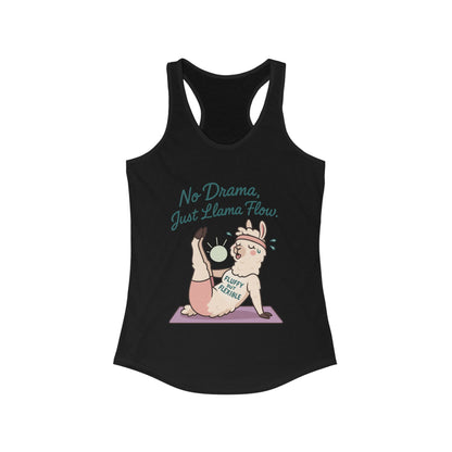 Llama Yoga Tank Top, Funny Yoga Llama Tank for Women, Gift for Yogis, Fun Yoga T-Shirt for Animal Lovers, Funny Workout Top, Summer Wear