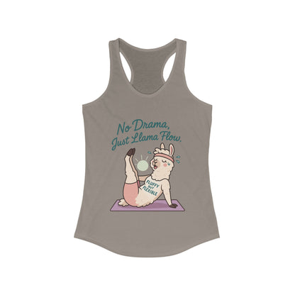 Llama Yoga Tank Top, Funny Yoga Llama Tank for Women, Gift for Yogis, Fun Yoga T-Shirt for Animal Lovers, Funny Workout Top, Summer Wear