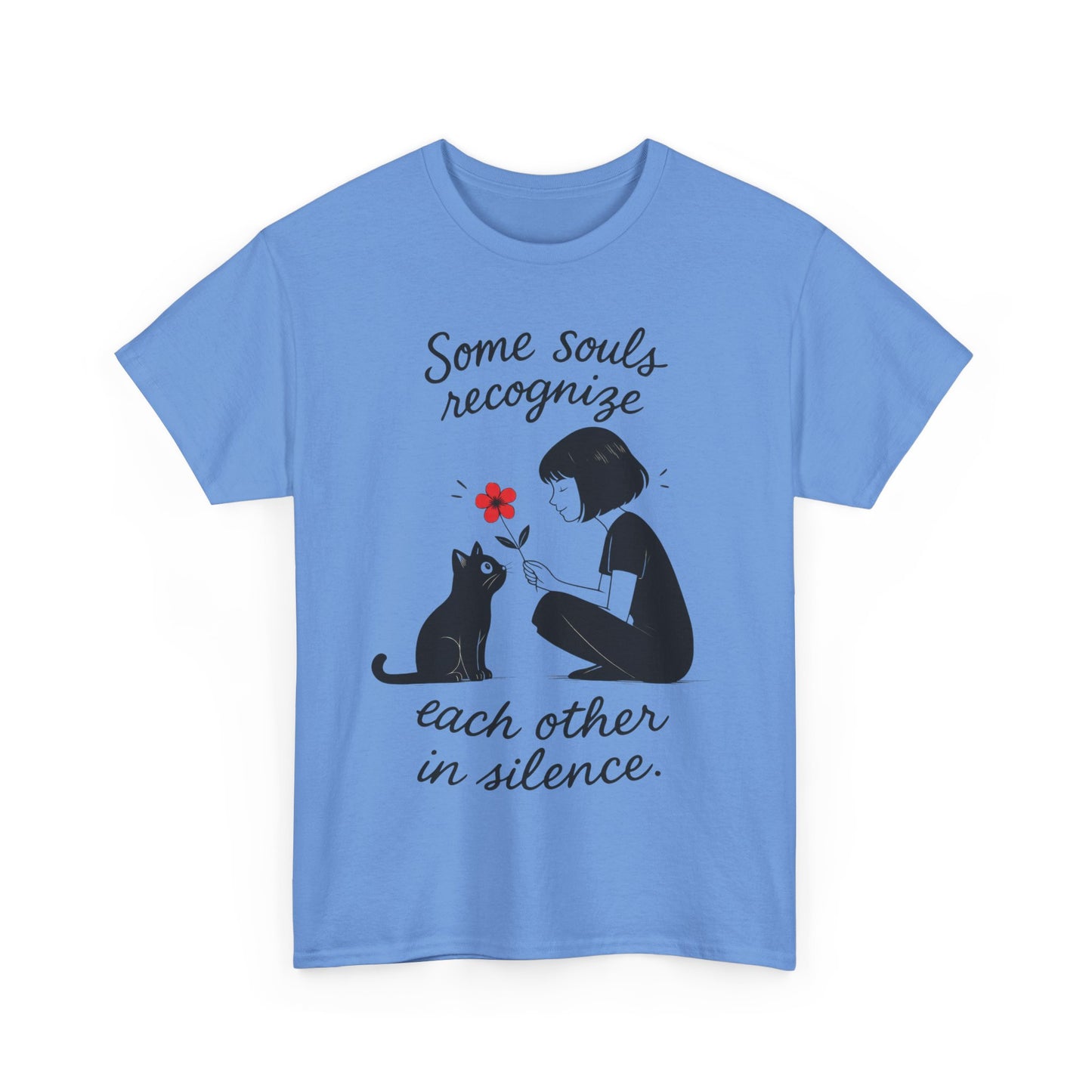 Cat Lover's Heavy Cotton Tee, Cute Cat Shirt, Pet Owner Gift, Animal Lover Apparel, Birthday Gift for Her, Women's Cotton T-Shirt, Cat Lover