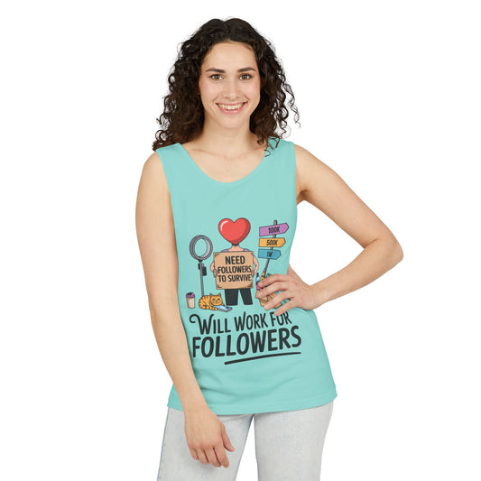 Social Media Humor Tank Top, Funny Womens Tee for Influencers, Content Creators, instagram girl top, tiktok fashion, Gift for Influencers