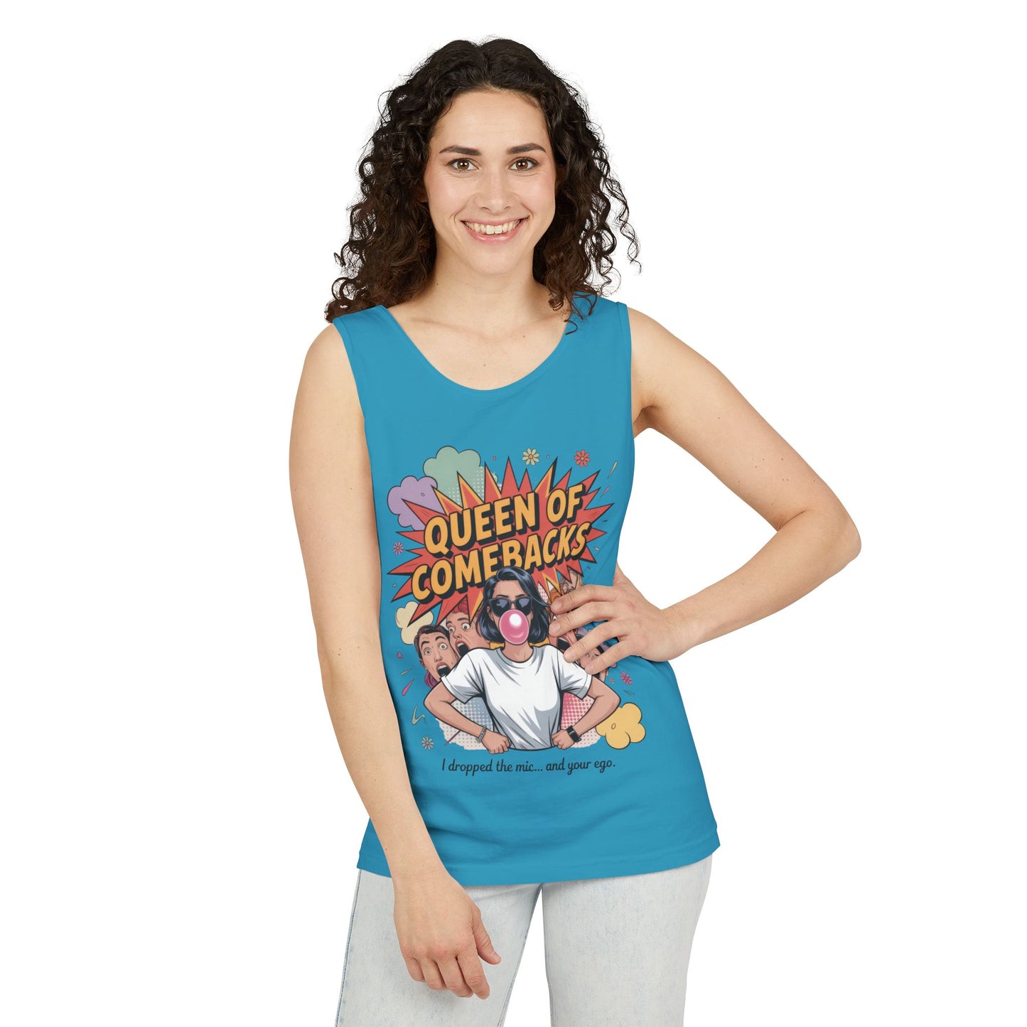 Funny Women's Tank Top, Queen of Comebacks Tee, Funny Graphic Tank, Gift for Her, Casual Wear, Comedy Apparel