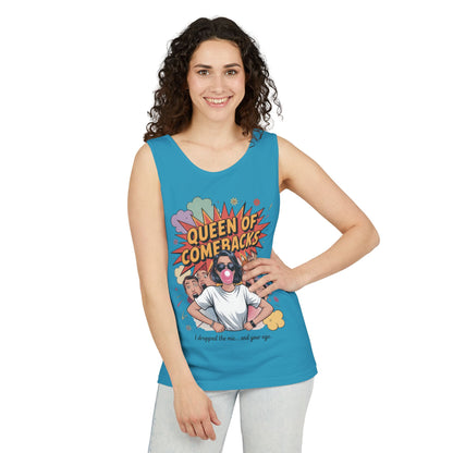 Funny Women's Tank Top, Queen of Comebacks Tee, Funny Graphic Tank, Gift for Her, Casual Wear, Comedy Apparel