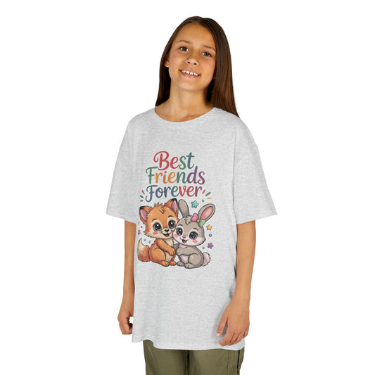 Kids Animal Friends Tee - Best Friends Forever Shirt, Gift for Kids, Toddler T-Shirt, Cute Animal Design, Birthday Gift, Summer Wear
