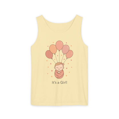 It's a Girl! Baby Shower Tank Top, Baby Girl Pregnancy Announcement Shirt, Gender Reveal Mom To Be Gift, Expecting Baby Shower Top