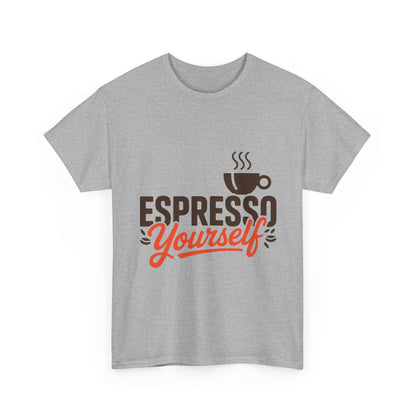 Espresso Yourself Mens T-Shirt, Funny Coffee Graphic Tee, Coffee Tee, Coffee Humor